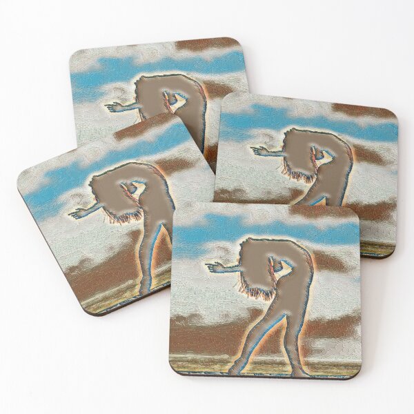 Item preview, GALATHI Bend Back Dance Silhouette Brown - Ballet designed and sold by Galathi Designs.