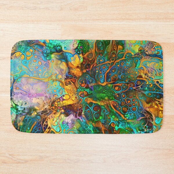 Item preview, Deepdream floral fractalize abstraction designed and sold by blackhalt.