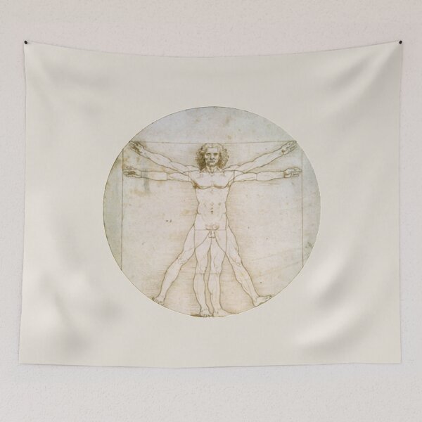 Item preview, Vitruvian Man (on beige) designed and sold by DotorEaon.
