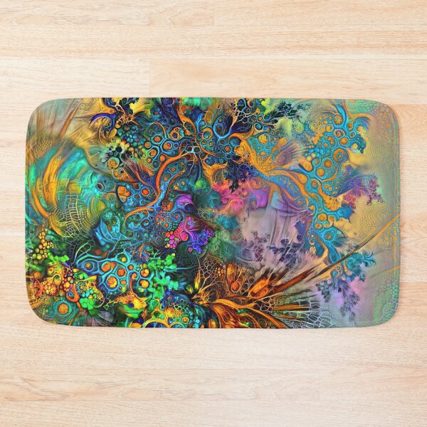 Artikelvorschau, Deepdream Blumen fraktalisieren Abstraktion entworfen und verkauft von blackhalt.