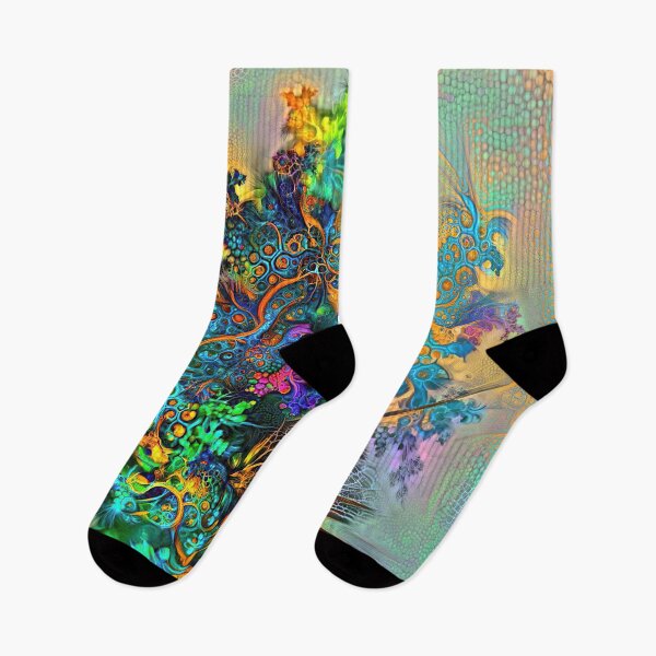 Artikelvorschau, Deepdream Blumen fraktalisieren Abstraktion entworfen und verkauft von blackhalt.