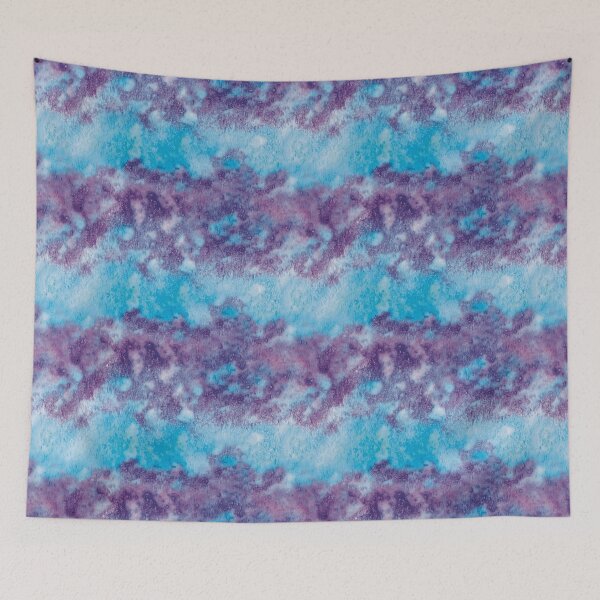 Item preview, efecto de patrón de rayas azul púrpura sal acuarela designed and sold by leiriin.