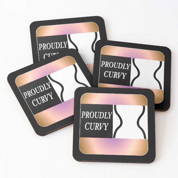 Item preview,  Quote-Proudly Curvy and proud of it designed and sold by Vicky Rodden.