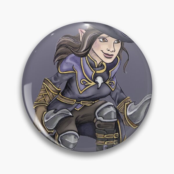 Item preview, Kewpee - Halfling Rogue designed and sold by Lauren Eldridge-Murray.