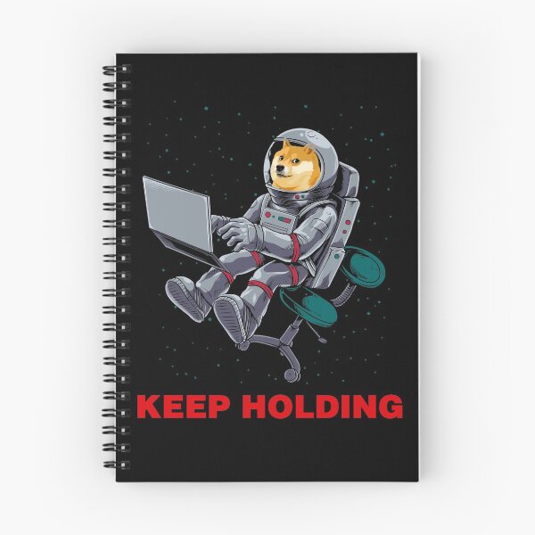 Item preview, Keep Holding Dogecoin - Funny Doge Astronaut Investor - To The Moon designed and sold by angus77ok.