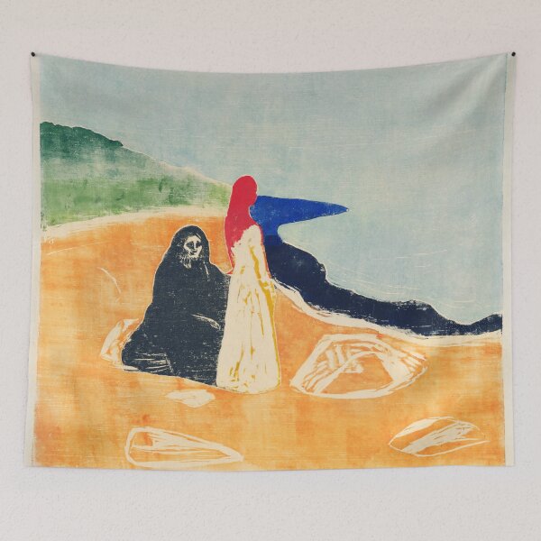Item preview, Two women on the Shore, Edward Munch 1898 designed and sold by Nostrathomas66.