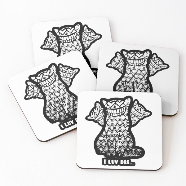 Item preview, Smiling Kitty Cats Loving Life designed and sold by WhatTheFunky.