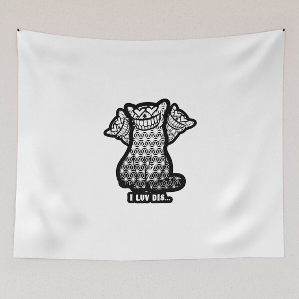 Item preview, Smiling Kitty Cats Loving Life designed and sold by WhatTheFunky.