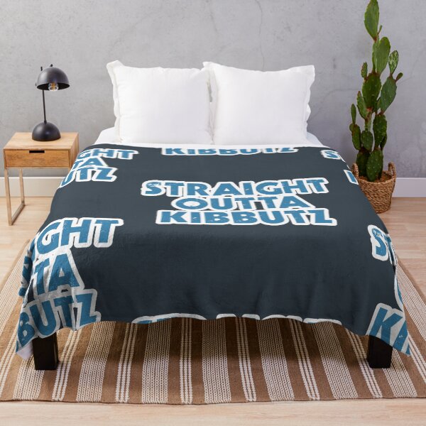 Item preview, Straight Outta Kibbutz - Blue And White designed and sold by Chubuter.