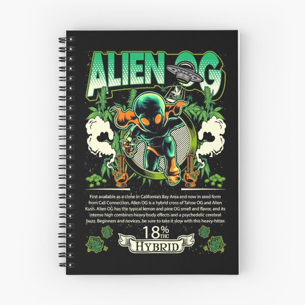 Item preview, Alien OG Hybrid Cross Tahoe OG Alien Kush Cannabis Leaf Gift designed and sold by TTFMerch.