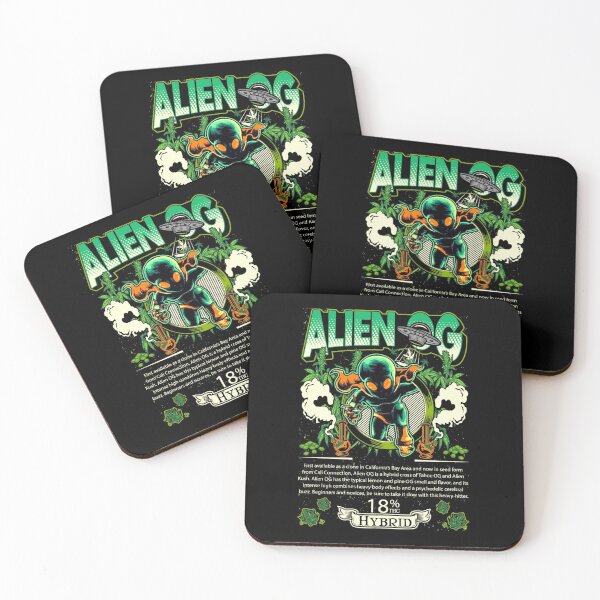 Item preview, Alien OG Hybrid Cross Tahoe OG Alien Kush Cannabis Leaf Gift designed and sold by TTFMerch.