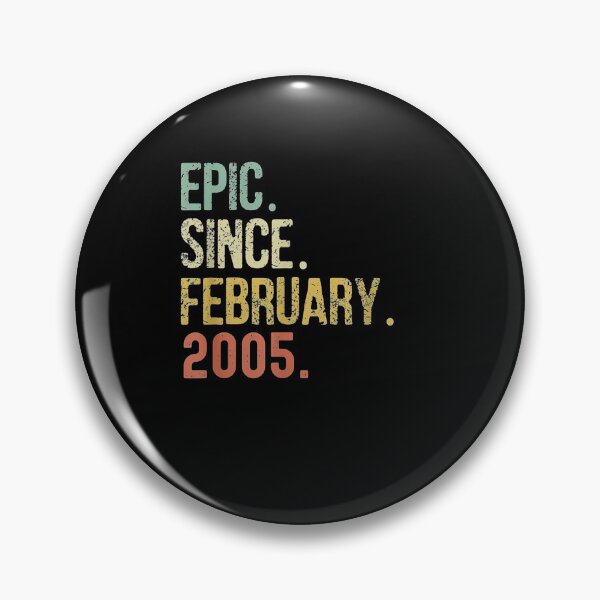 Item preview, Epic Since February 2005 Retro Vintage Birthday 16 Yo Gift designed and sold by ninapfvu.