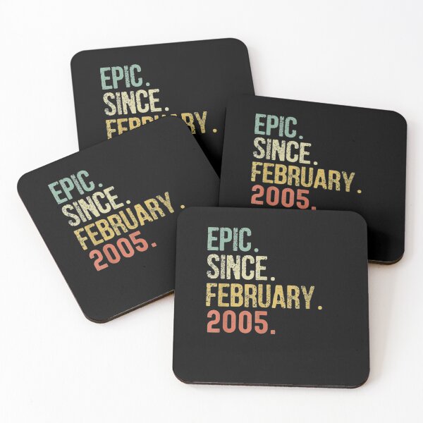 Item preview, Epic Since February 2005 Retro Vintage Birthday 16 Yo Gift designed and sold by ninapfvu.