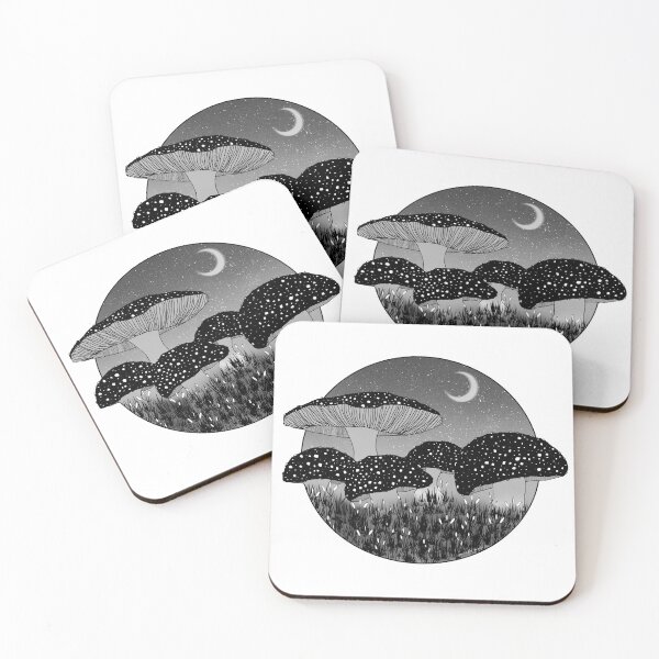 Item preview, Mushrooms in the Moonlight designed and sold by Spookyuwu.