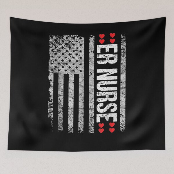 Item preview, Er Nurse American Flag Hear Valentine's Day 2021 Gift designed and sold by ninapfvu.