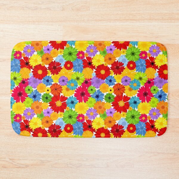 Item preview, Colorful Multicolored Daisies Gerber Daisy, sunflowers, flower, yellow, summer, sunflower field, floral, nature, sun, sunflower painting, flower art, flower are, sunflower lover designed and sold by Spaceshipsells.