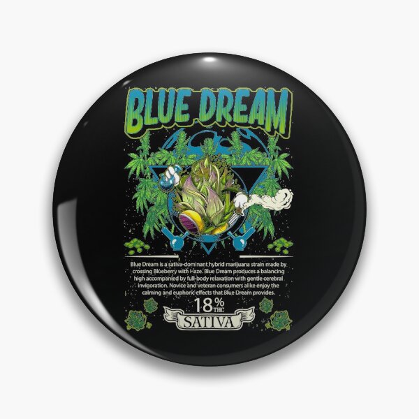 Item preview, Blue Dream Sativa Cross Blueberry Haze Cannabis Leaf Gift designed and sold by TTFMerch.