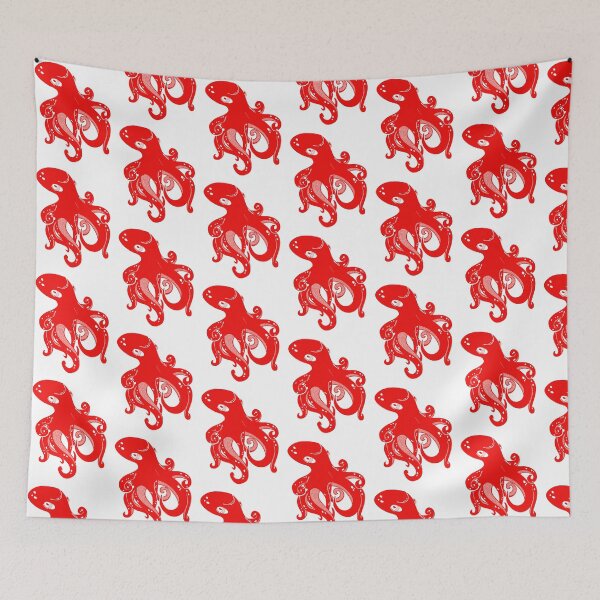 Item preview, Red octopus designed and sold by Giulia  Palazzo.