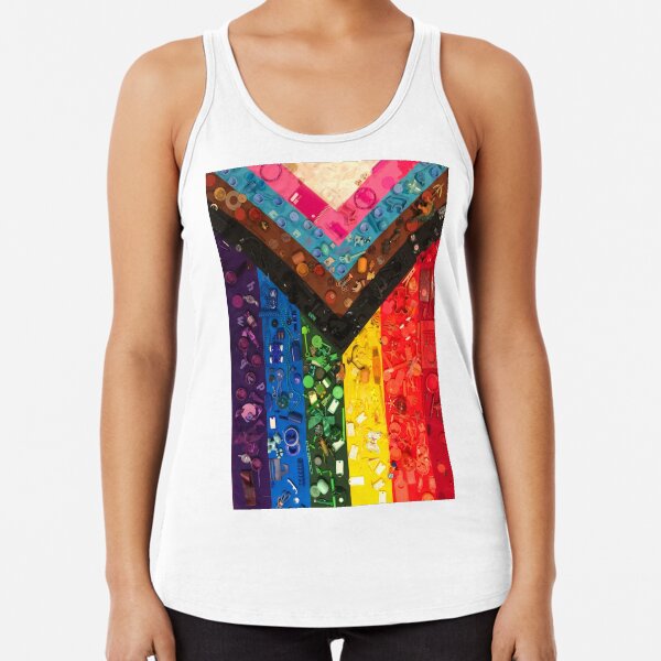 Progress Unfurled (a study) v.1 Racerback Tank Top