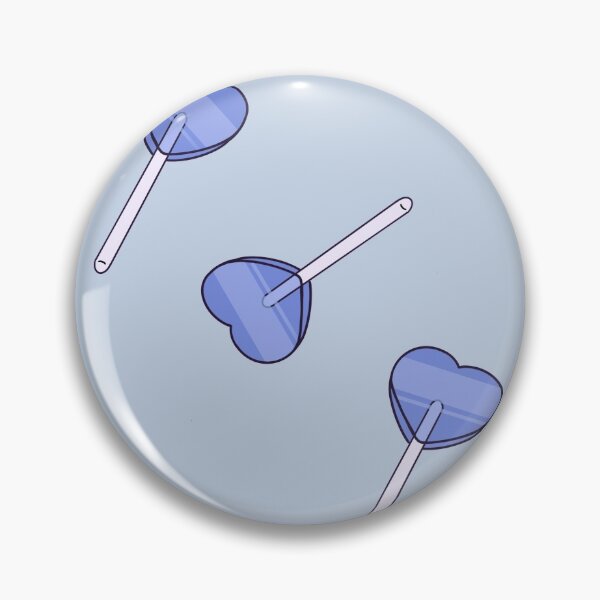 Item preview, Retro Blue Heart Lollipops designed and sold by Seesabean.