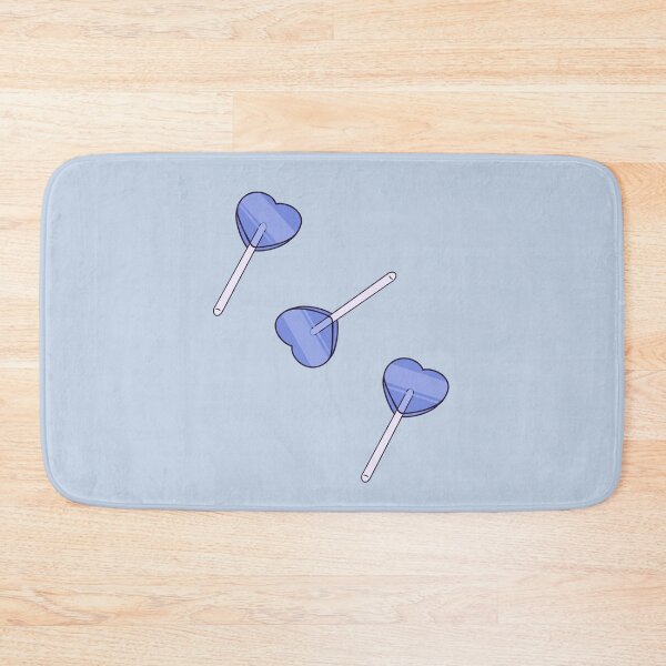 Item preview, Retro Blue Heart Lollipops designed and sold by Seesabean.