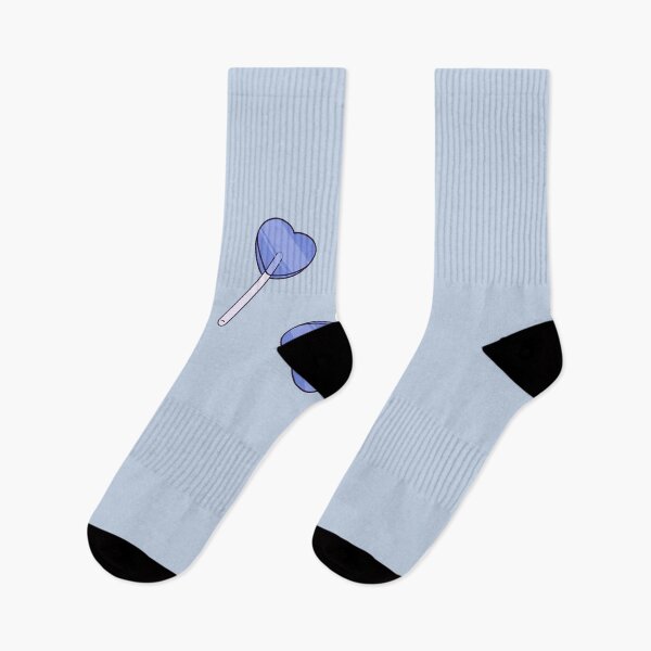 Item preview, Retro Blue Heart Lollipops designed and sold by Seesabean.