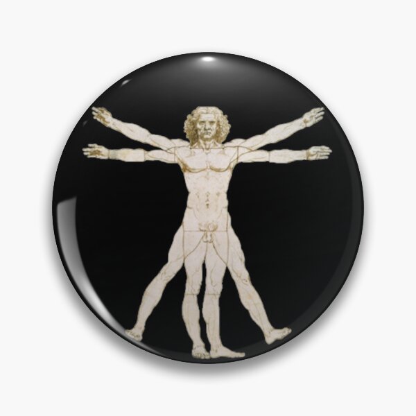 Item preview, Hombre de Vitruvio (2) (sobre negro) designed and sold by DotorEaon.