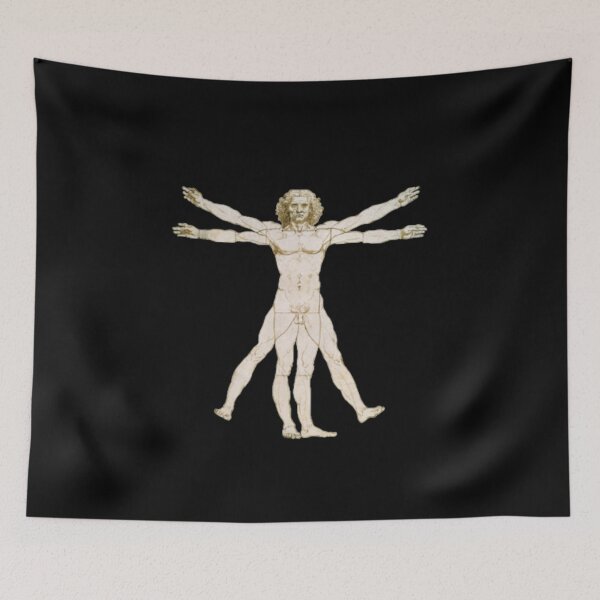 Item preview, Vitruvian Man (2) (on black) designed and sold by DotorEaon.
