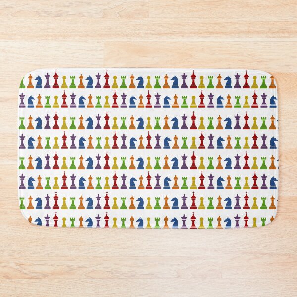 Item preview, Multi Color Chess Piece Design designed and sold by ThisNThatImages.