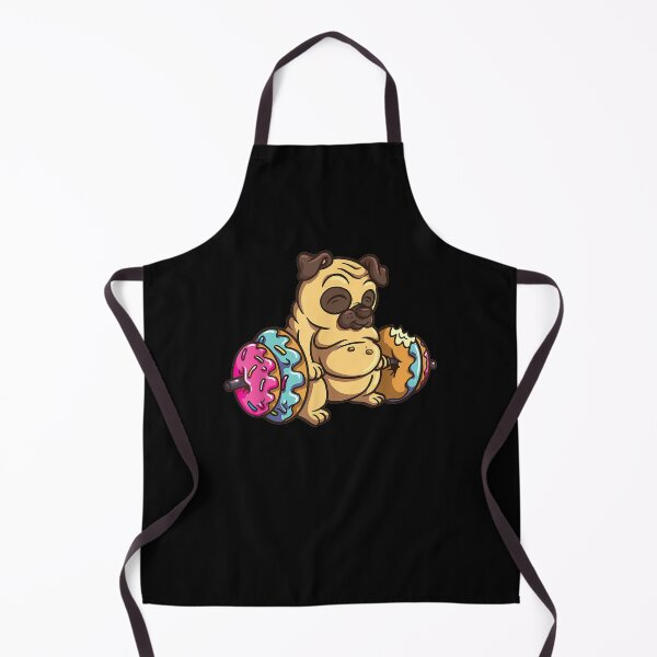 Item preview, Pug Donut Deadlift Fitness Bodybuilder Dog Foodie designed and sold by ninapfvu.