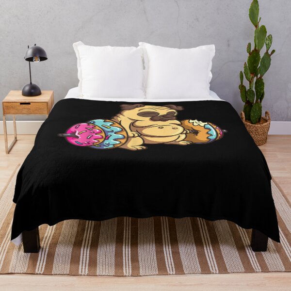Item preview, Pug Donut Deadlift Fitness Bodybuilder Dog Foodie designed and sold by ninapfvu.