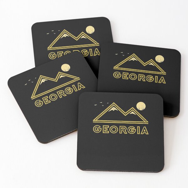 Item preview, Georgia Souvenir Hiking Mountains Sunset Vintage Sunset designed and sold by ninapfvu.