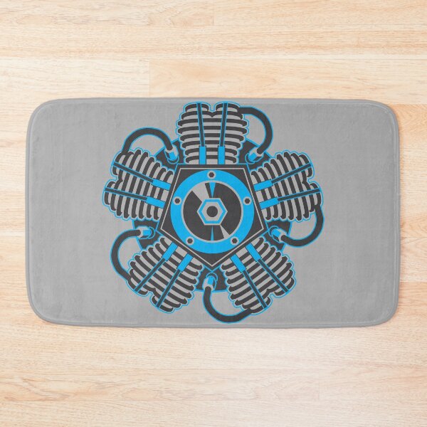 Item preview, Radial Engine Two-tone Aqua designed and sold by Radial Designs.