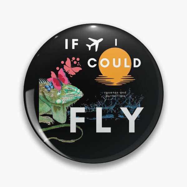 Item preview, IF I COULD FLY-IGUANAS AND BUTTERFLIES designed and sold by Flirt-Teez.