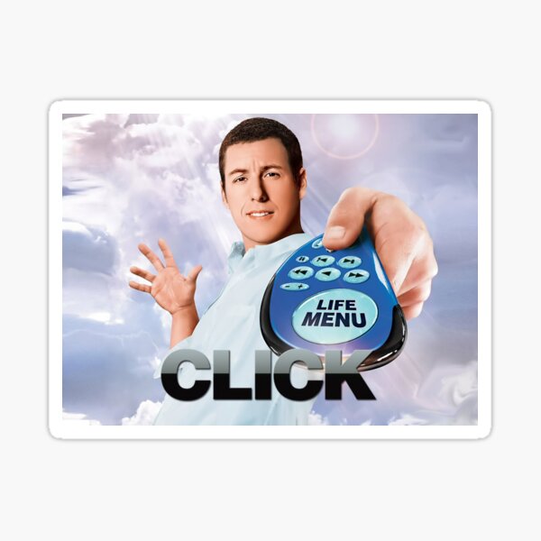 Vista previa del artículo con la obra «Haga clic - Adam Sandler», diseñado y vendido por AxelWho.