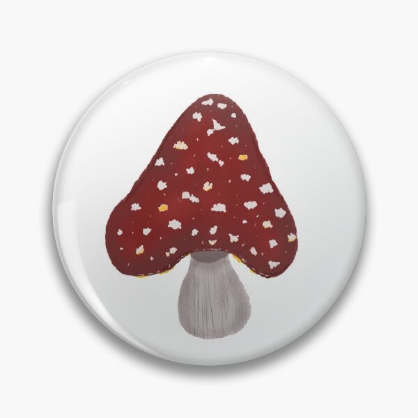 Item preview, Hongo rojo con manchas blancas y amarillas designed and sold by FloweringFrog.