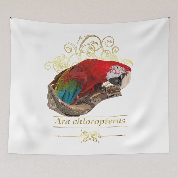 Item preview, The red macaw designed and sold by obscurite.