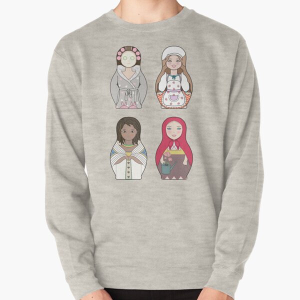 Nesting Doll Pattern Pullover Sweatshirt