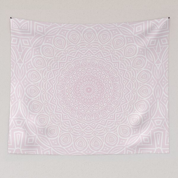 Item preview,  Light Rose Gold Pink Mandala Design // Extra Detailed Geometric Ethnic Tribal Pattern designed and sold by AEJdesign.