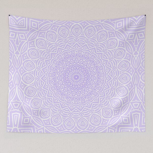 Item preview, Violet Purple Mandala Design // Extra Detailed Geometric Ethnic Tribal Pattern designed and sold by AEJdesign.