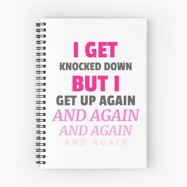 Item preview, Get knocked down, get back up again designed and sold by Inspired2Live.