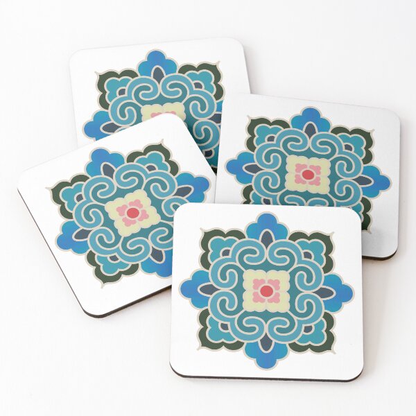 Item preview, Korean Traditional Beige Pattern Style 1 on White BG designed and sold by FollowtheOrigin.