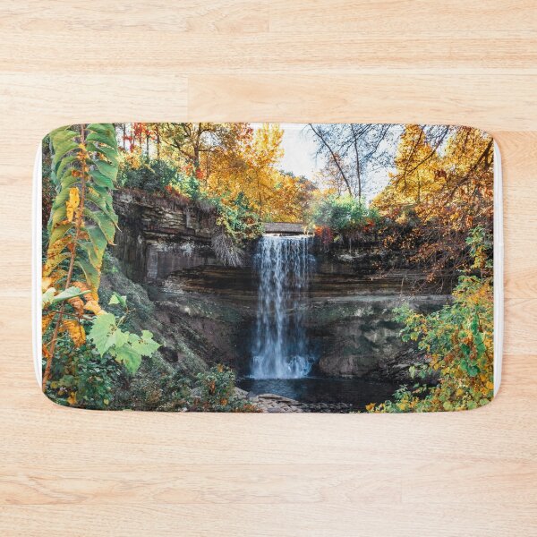 Item preview, Minnehaha Falls-Autumn in Minneapolis designed and sold by anthonylonder.