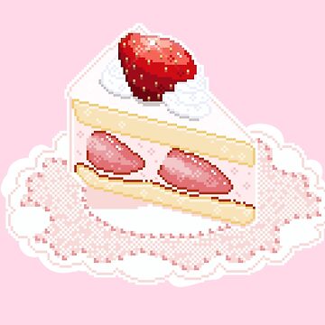 Strawberry Pie Food Anime Cake Illustration - Strawberry Cake Pixiv - Free  Transparent PNG Clipart Images Download