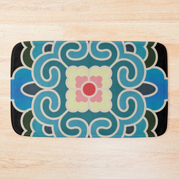 Item preview, Korean Traditional Beige Pattern Style 1 on Black BG designed and sold by FollowtheOrigin.
