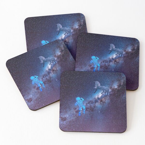 Item preview, Astronaut lost in space With a unicorn  designed and sold by Rexoo.