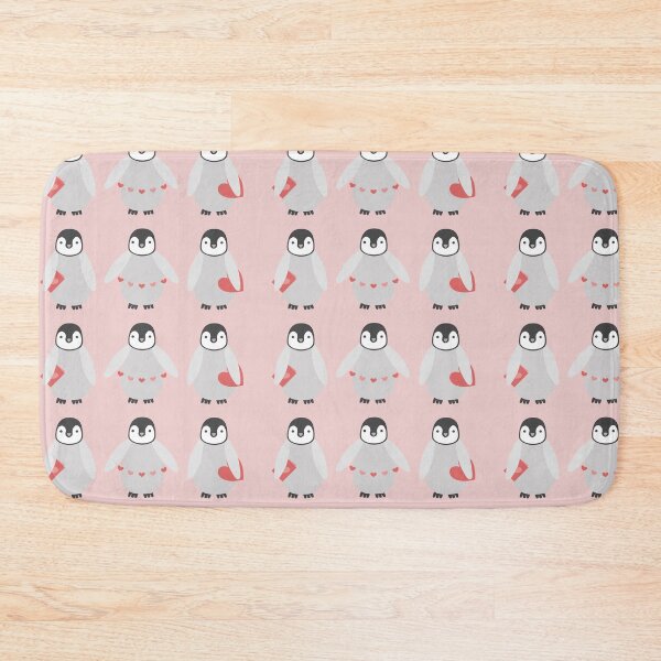 Item preview, Valentine Penguins (Pink Background) designed and sold by elrathia.