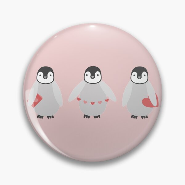 Item preview, Valentine Penguins (Pink Background) designed and sold by elrathia.