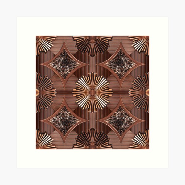 Artikel-Vorschau von Art Deco Nouveau Bronze Metall Relief, designt und verkauft von SloganExpress.