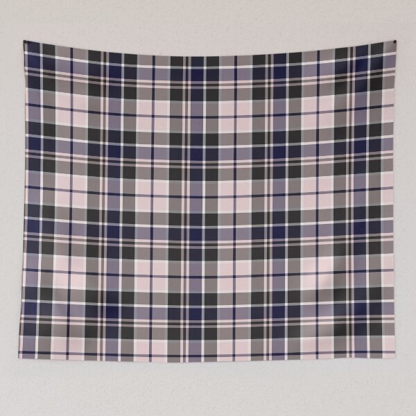Artikelvorschau, Pink Navy Plaid Tartan Textured Pattern entworfen und verkauft von Siu-Hong Mok.